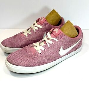Nike SB Check Solar Canvas Elemental Pink Women's Size 10 Skateboarder Y2K